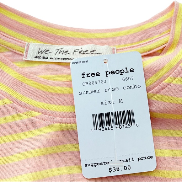 Free People We The Free Summer Rose ComboT-Shirt - Picture 3 of 4